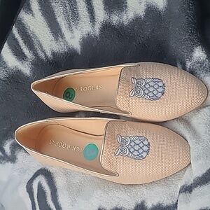 Jack Rogers Ginny Embroidered Owl Loafers size 8 NWOT